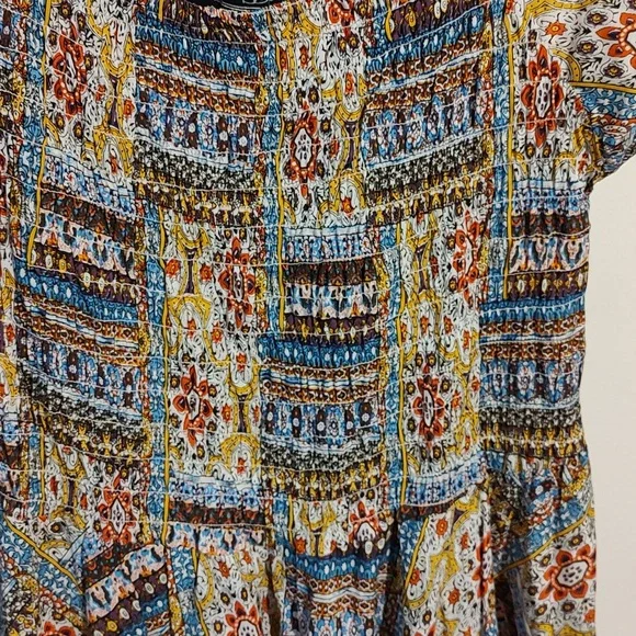 Ladies Shore Drive Plus Size Patchwork Dress - Picture 4 of 10